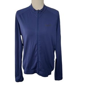 Rapha Men's Long Sleeve Core Micro Fleece Lined Jersey Full Zip Navy Blue Sz XL